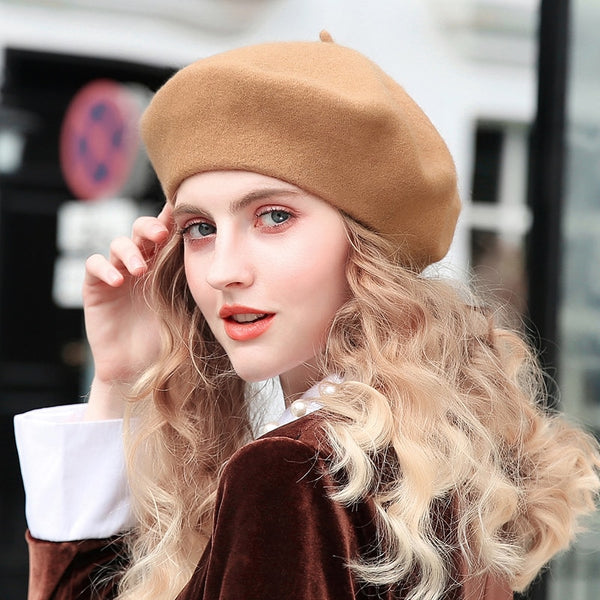 Trendy Triple Ring Octagonal Berets Classic British Style Newsboy