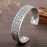 DAIIIBABYYY  -  Viking Talisman Health Bracelets Tree Of Life Luck Knot Runes Trinity Magnetic Cuff Bangles Women Men Adjustable Bracelet