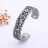 DAIIIBABYYY  -  Viking Talisman Health Bracelets Tree Of Life Luck Knot Runes Trinity Magnetic Cuff Bangles Women Men Adjustable Bracelet