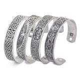 DAIIIBABYYY  -  Viking Talisman Health Bracelets Tree Of Life Luck Knot Runes Trinity Magnetic Cuff Bangles Women Men Adjustable Bracelet