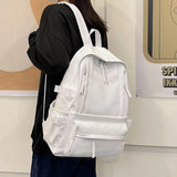 Daiiibabyyy Women Backpack PU Leather Casual Travel Female Shoulder Bag Large Capacity School Backpacks for Girls laptop bag for men bagpack