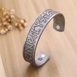 DAIIIBABYYY  -  Viking Talisman Health Bracelets Tree Of Life Luck Knot Runes Trinity Magnetic Cuff Bangles Women Men Adjustable Bracelet