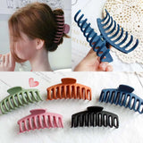 DAIIIBABYYY  - Big Flower Hair Claws for Women Hair Barrettes Hairpin matte plastic Crab Hair Clips for Women Hair Accessories Flower clips