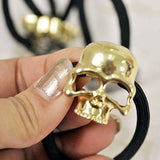 DAIIIBABYYY  - Women Fashion Vintage Punk Metal Skull Hairband Retro Skull Elastic Hair Rope Hair Accessories