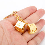 Daiiibabyyy Movie Jewelry The Last Jedi Dice Charm keychain Han Solo Lucky Dice Prop Smugglers Dice Keychain Accessories-50