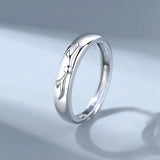 Daiiibabyyy  Silver Color Deer Ring for Women Girl Gift Couple Blue Crystal Jewelry Dropship Wholesale