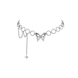 DAIIIBABYYY  -  Harajuku Punk Style Butterfly Choker Necklace Jewelry Women Collares Gothic Hip Hop Link Chain Necklace Collares Mujer  Jewlery