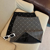 DAIIIBABYYY  -  Fashion Diamond All-match Black Faldas Mujer Summer High Waist A-line Skirt for Women Y2k Sexy Slim Fit Bodycon Skirts