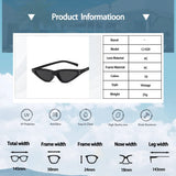 DAIIIBABYYY  -  Cat Eye Sunglasses Women's Fashion Retro Small Frame Sun Glasses Vintage Narrow Sunglasses Trending UV400 Eyewear Gafas De Sol