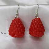 DAIIIBABYYY  -  Raspberry Earrings Food Lesbian Novelty Earrings  Gift for Her