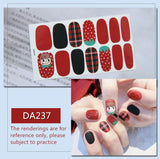 Daiiibabyyy Baking Free Fashion Nail Art Sticker Full Cover Wraps Decorations DIY Manicure Solider Nail Vinyls Adhesive Beauty Pre-designed