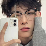 Daiiibabyyy   -  Women Fashion Anti Blue Light Transparent Computer Glasses Frame Men Square Eyewear Blocking Glasses Optical Spectacle Eyeglass