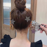 DAIIIBABYYY  - Children's Invisible Broken Hair Hairpin Adult Tiara Tools Curve Needle Bangs Fixed U Shape Insert Hair Styling Comb Accessories