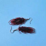 DAIIIBABYYY  -  Cockroach Earrings Insect Jewelry Weird Earrings Halloween