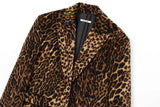 DAIIIBABYYY  -  Women Autumn Leopard Print Blazer Woman Fashion Lapel Pocket Decorate Casual Short Coat Street Style Jacket Top Mujer