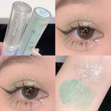 Daiiibabyyy Double-headed Liquid Eye Shadow Matte Sequins Pearlescent Eye Makeup Lying Silkworm Brightening Droplet Tear Makeup Beauty Tools