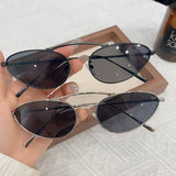 DAIIIBABYYY  -  Vintage Cat Eye Sunglasses for Women Small Frame Retro Sunglasses UV400 Protection Eyewear Fashion Trendy Streetwear Accessories