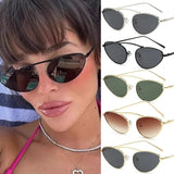 DAIIIBABYYY  -  Vintage Cat Eye Sunglasses for Women Small Frame Retro Sunglasses UV400 Protection Eyewear Fashion Trendy Streetwear Accessories