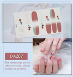 Daiiibabyyy Baking Free Fashion Nail Art Sticker Full Cover Wraps Decorations DIY Manicure Solider Nail Vinyls Adhesive Beauty Pre-designed