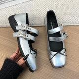 DAIIIBABYYY  -  2024 Spring New Brand Women Flat Shoes Fashion Round Toe Flat Heel Ladies Casual Mary Jane Shoes Shallow Dress Ballerinas S