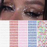 DAIIIBABYYY  -  4mm Tattoo Diamond Sticker Eyes Face Makeup Self Adhesive Rhinestone Festival DIY Crystal Gems Nail Decoration Acrylic Stickers