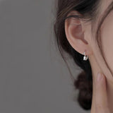 Daiiibabyyy 100% 925 Sterling Silver Tulip Drop Earring for Women Girl Gift Gold Jewelry Simple Sweet Hook Design Wholesale