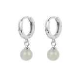 Daiiibabyyy 925 Stamp Silver Color Hetian Jade Earrings for Women Girls Gift Green And refreshing Jewelry Dropshipping