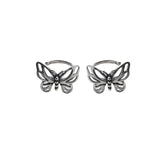 DAIIIBABYYY  -  New Fashion Vintage Metal Hollow Butterfly Ear Clips For Women Girls Cute No Piercing Fake Cartilage Ear Jewelry Party Gifts