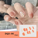 Daiiibabyyy Spring Creative 3D Nail Polish Colorful Nail Art Stickers Women Salon Full Nail Tips Beauty Sticker for Nails Nail Accesoires