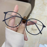 DAIIIBABYYY  -  Retro Anti Blue Light Glasses Women Men Round Frame Computer Reading Eyewear Vintage Oversized Optical Spectacle Eyeglass Oculos