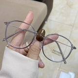 DAIIIBABYYY  -  Retro Anti Blue Light Glasses Women Men Round Frame Computer Reading Eyewear Vintage Oversized Optical Spectacle Eyeglass Oculos