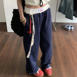 DAIIIBABYYY  -  Vintage Cotton Baggy Women Sweatpants Y2K American Hip Hop Streetwear Joggers Pants Autumn Loose All-Match Straight Trousers New