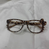 DAIIIBABYYY  -  Y2K Leopard Print Cat Bow Eyeglasses Frame NEW Vintage Glasses Accessory Cosplay Bow Ear Toys Girls Gift Halloween Party Props