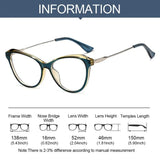 Daiiibabyyy   -  Eye Protection Anti-Blue Light Glasses Blue Ray Blocking Ultralight Frame Eyewear Metal Optical Spectacle Eyeglass Office