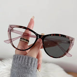 DAIIIBABYYY  -  Fashion Cat Eye Frames Transparent Computer Glasses Women Anti Blue Light Vision Care Optical Classic Vintage Photochromic Lens