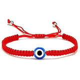 Daiiibabyyy Handmade Red String Turkish Evil Eye Bracelets for Men Women Adjustable Braided Rope Bracelet Lucky Jewelry Gift