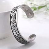 DAIIIBABYYY  -  Irish Celtic Knot Viking Stainless Steel Bracelet for Men and Women Fashion Retro Magnetic Talisman Jewelry Gift New 2024