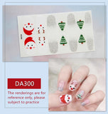 Daiiibabyyy Baking Free Fashion Nail Art Sticker Full Cover Wraps Decorations DIY Manicure Solider Nail Vinyls Adhesive Beauty Pre-designed