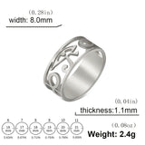 DAIIIBABYYY  -  Egypt Eye Of Ra Ankh Cross Ring Women Men Stainless Steel Wedjat Eye Protction Finger Rings Couple Jewelry Birthday Gift