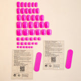 DAIIIBABYYY  -  48pcs False Nails set Square Fake Toeails Set Manicure Supplies Solid Color Summer Artificial Nail Patch False Toenail Tips