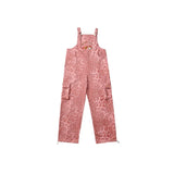 DAIIIBABYYY  -  Overalls Pants Women's Suspender Jeans Pink Plus Size Y2K Streetwear Baggy Pants Vintage Leopard Print Mom Denim Braces Trouser