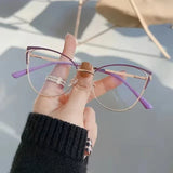 DAIIIBABYYY  -  New Brand Design Retro Lady Cat Eye Glasses Frame Fashion Anti Blue Light Eyeglasses Computer Goggles Women Reading Glasses Men