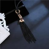 Daiiibabyyy 2024 New Arrival Female Pendant Necklace Tassel Long Winter Sweater Chain Necklace Women Necklaces Wholesale Sales Choker