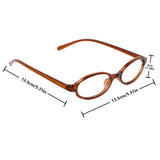 DAIIIBABYYY  -  New Retro Blue Green Oval Small Frame Glasses Frame Women's Anti Blue Light Glasses New Fashion Y2K Style Eyeglasses Frame