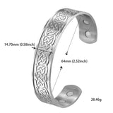 DAIIIBABYYY  -  Irish Celtic Knot Viking Stainless Steel Bracelet for Men and Women Fashion Retro Magnetic Talisman Jewelry Gift New 2024