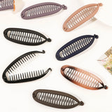 DAIIIBABYYY  -  Matte Fish Shaped Hairpin Ponytail Banana Hair Clip Headband For Women Hair Accessories HairgripsTwist Clamp Barrettes Headwear