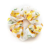 DAIIIBABYYY  -  Wholesale Korean New FLoral Pure Colorful Elastic Scrunchie Fashion 3PC/Set Women's Chiffon Hair Band Hair Accessories