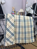 DAIIIBABYYY  -  Japan Classic Plaid Chicly Pleated Skirt Female Mini Skirts New Basic Simple High Waist Slim Casual Fashion Women Skirts 2024