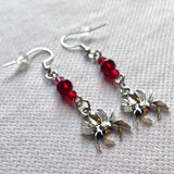 DAIIIBABYYY  -  spider earrings Gothic Goth Jewellery Jewelry