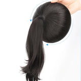 Daiiibabyyy Invisible Creative Silicone Head Top Hair Pad Hair Fake Ponytail Puff Hair Pad Head Top Heightening Accessories Coiffure Tool